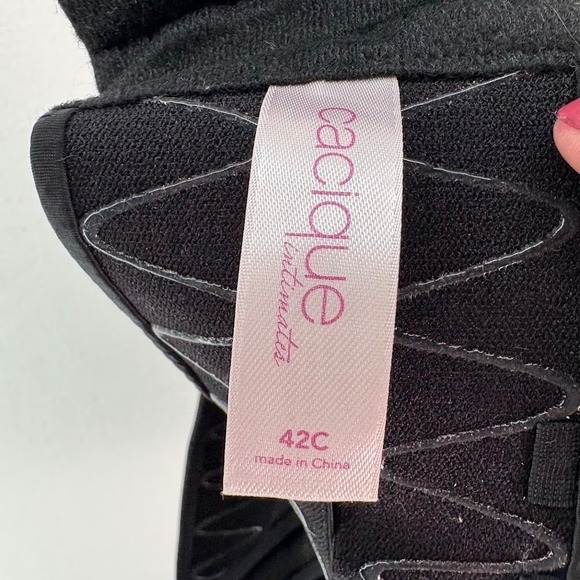 Cacique by Lane Bryant Black Underwire Strapless Bra Size 42C - Picture 5 of 6